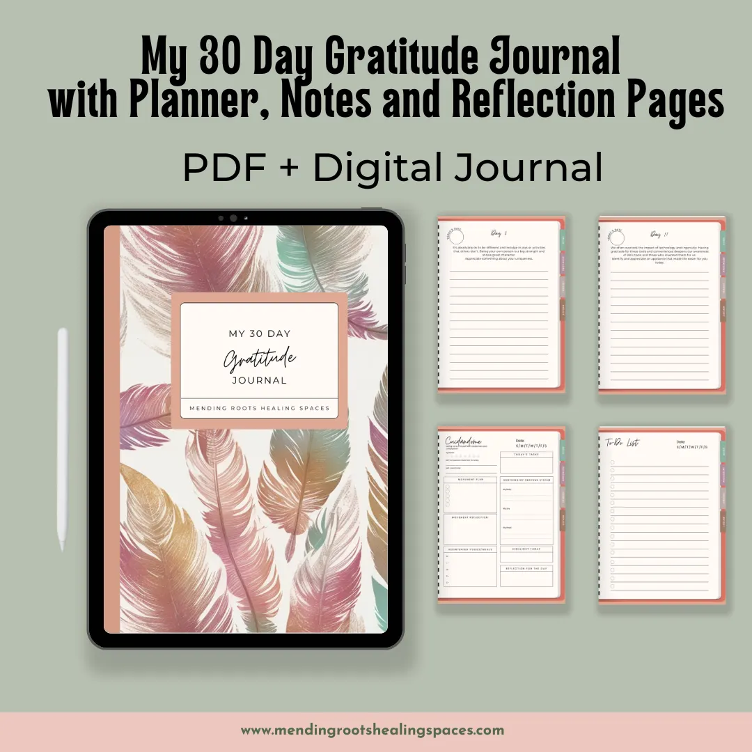 30 Day Digital Gratitude Journal