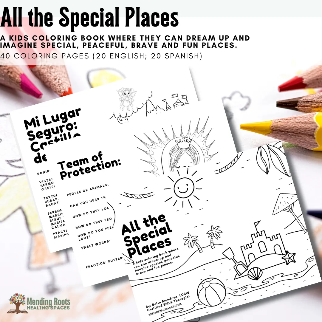 All the Special Places EMDR Coloring Book
